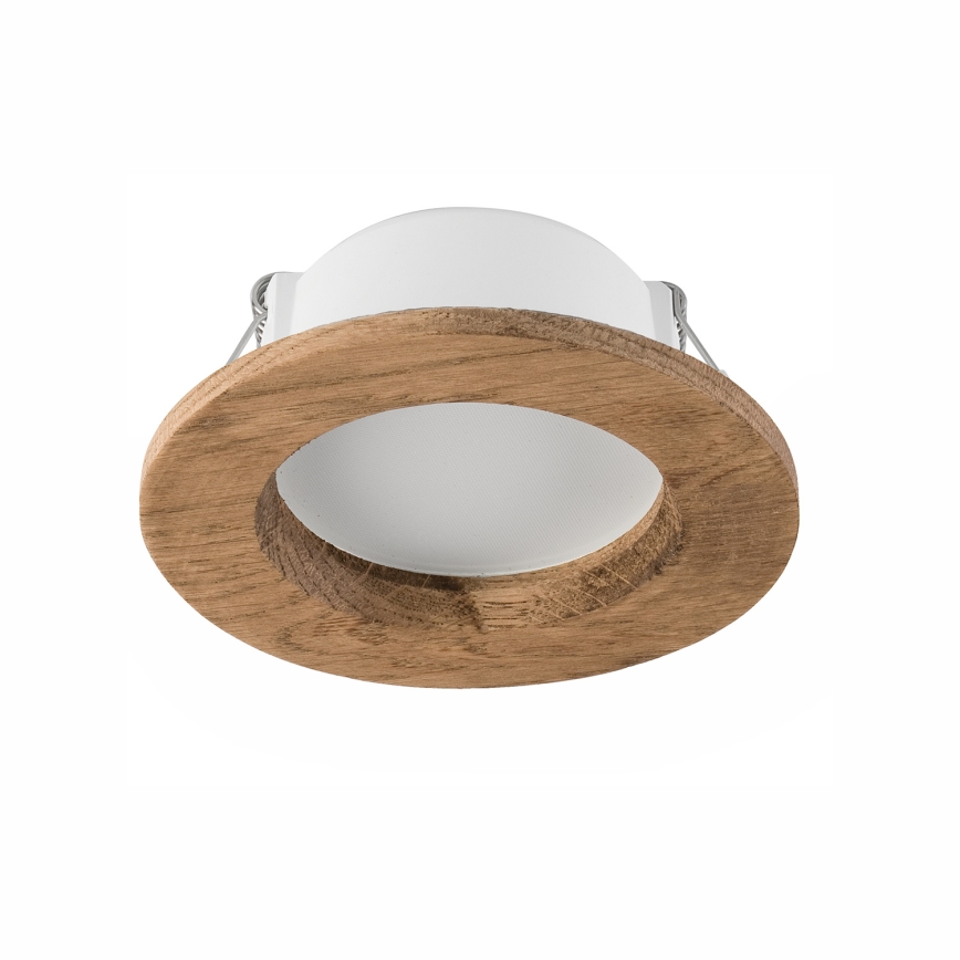 LED Лампа за окачен таван WOODY SPOT LED/5,5W/230V 4000K орех ø 10 см