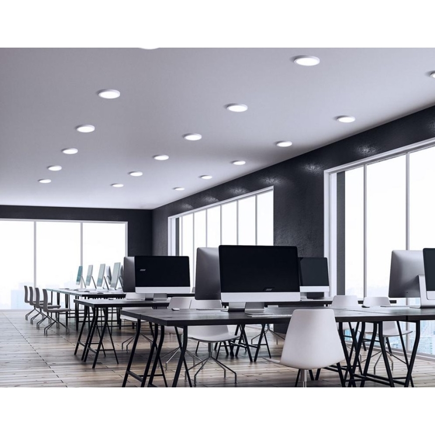 LED Лампа за окачен таван ALGINE 2в1 LED/18W/230V 3000K