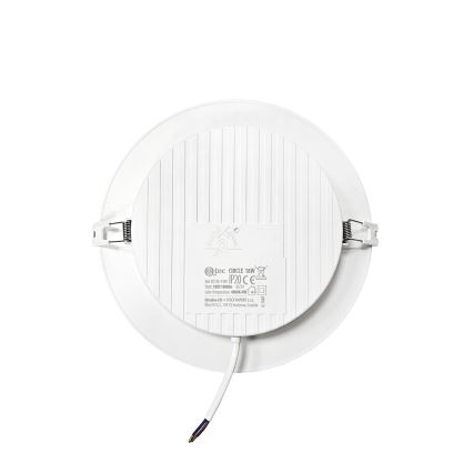LED Лампа за окачен таван CIRCLE LED/18W/230V 4000K Ø 22 см бял