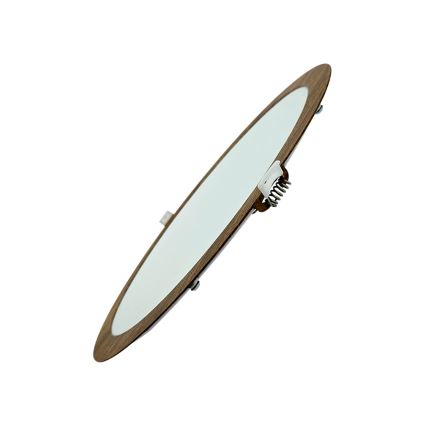 LED Лампа за окачен таван CIRCLE LED/24W/230V 4200K Ø 29,6 cm кафяв