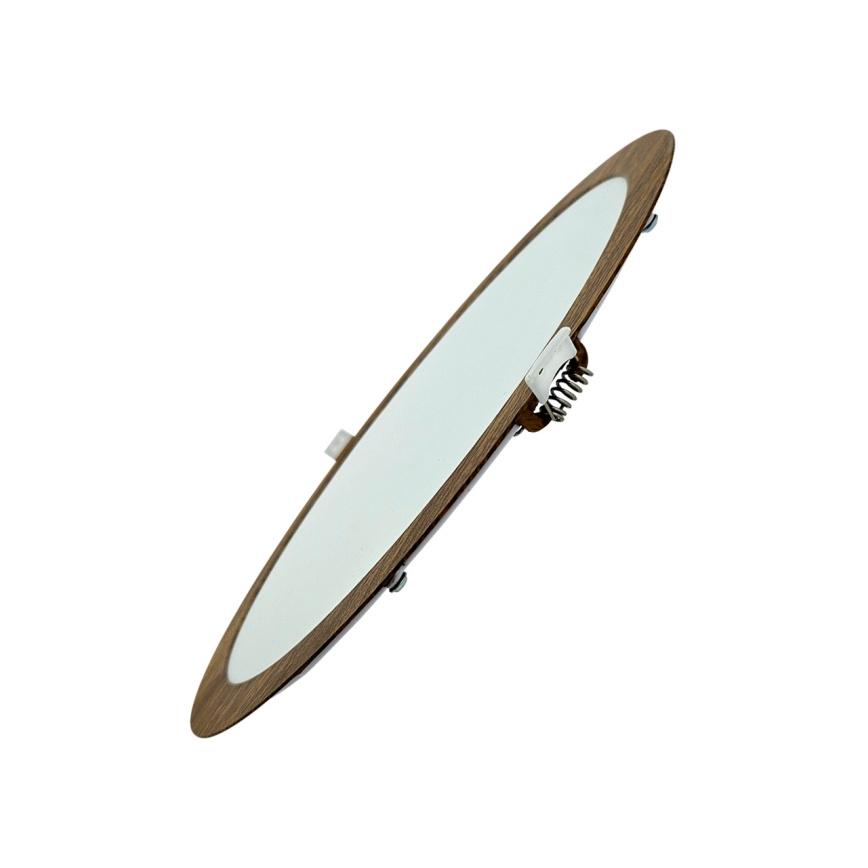 LED Лампа за окачен таван CIRCLE LED/24W/230V 4200K Ø 29,6 cm кафяв