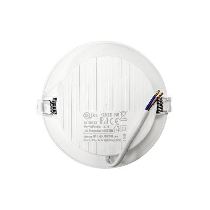LED Лампа за окачен таван CIRCLE LED/9W/230V 4000K Ø 14,5 см бял
