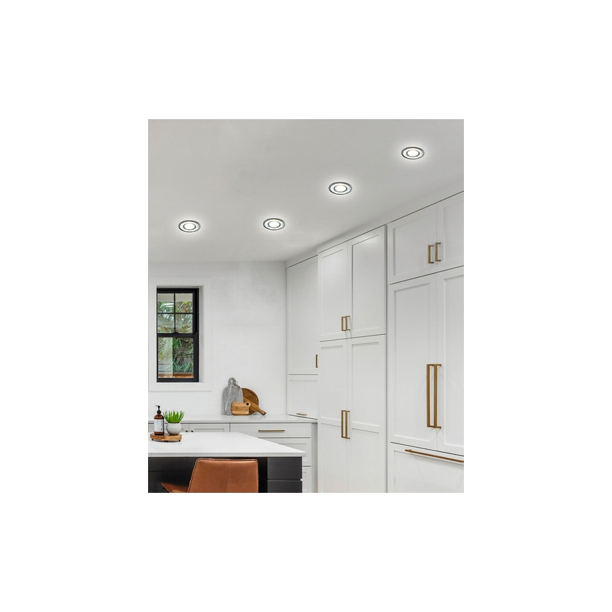 LED Лампа за окачен таван EYE 1xGU10/50W + LED/3W/230V