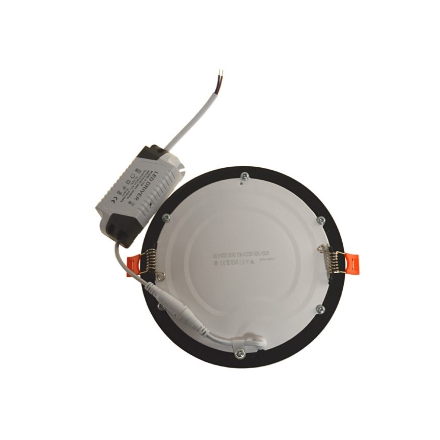 LED Лампа за окачен таван GERD LED/12W/230V 4000K черен