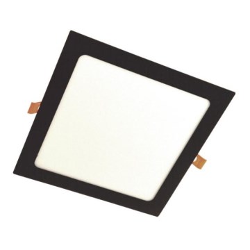 LED Лампа за окачен таван GERE LED/18W/230V 4500K черен