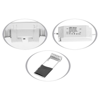 LED Лампа за вграждане в баня LADA LED/25W/230V 4100K IP44