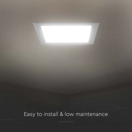 LED Лампа за окачен таван LED/18W/230V 22x22 см 3000K бял