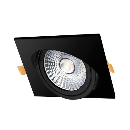 LED Лампа за окачен таван LED/18W/230V 3000K 11,5x11,5 cm черен