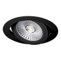LED Лампа за окачен таван LED/18W/230V 3000K Ø 11,5 cm черен