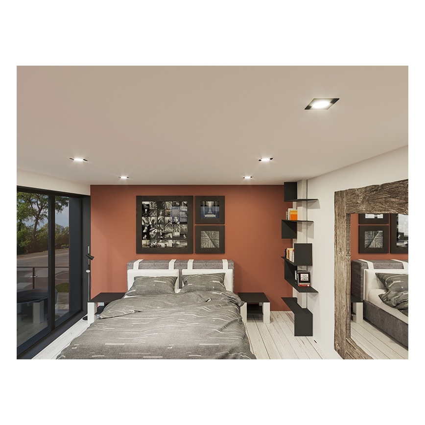 LED Лампа за окачен таван LED/18W/230V 4000K 11,5x11,5 cm бял