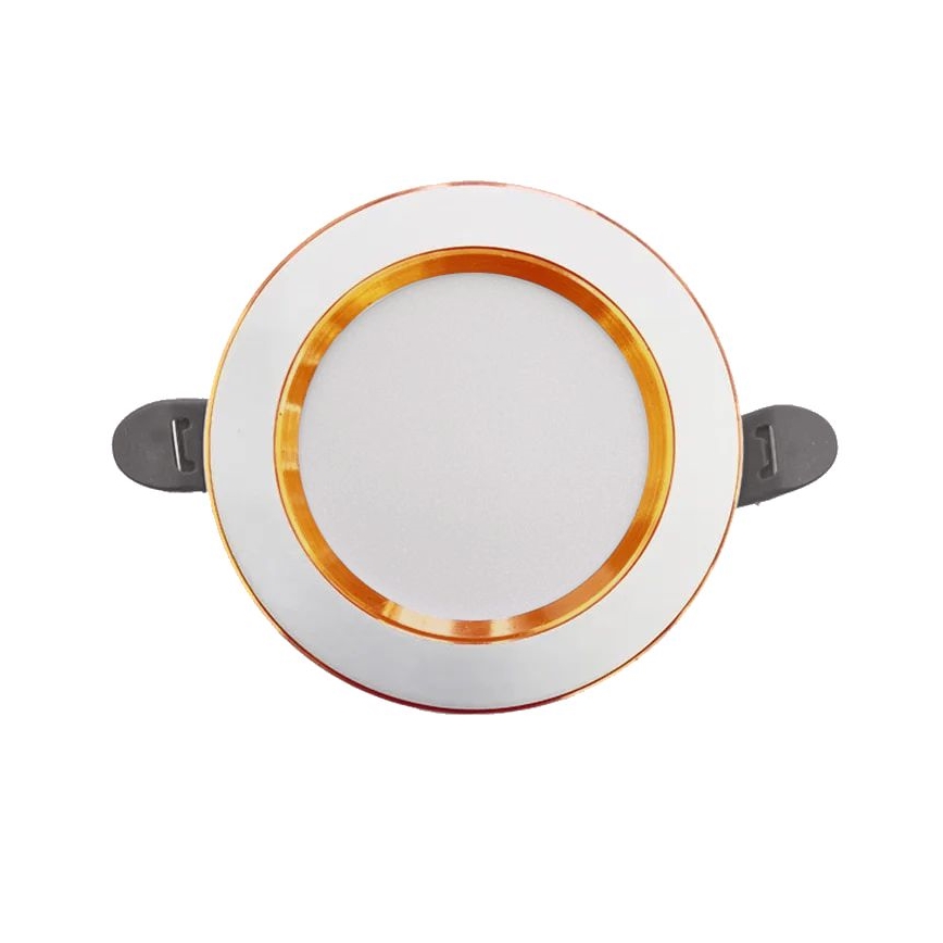 LED Лампа за окачен таван LED/7,5W/230V 4000K бял/златист