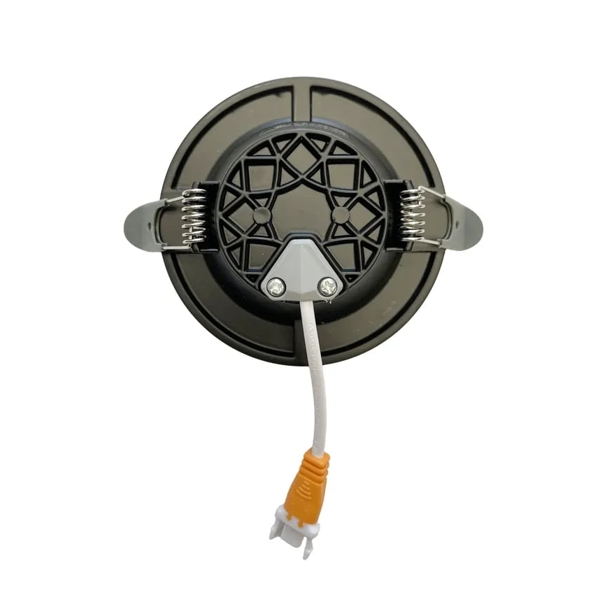 LED Лампа за окачен таван LED/7,5W/230V 4000K черен/сребрист