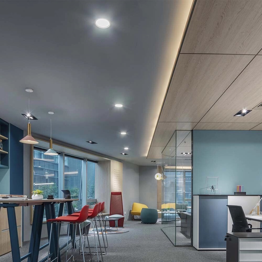 LED Лампа за окачен таван SAMSUNG CHIP LED/3W/230V 6500K Ø 9,5 см бял