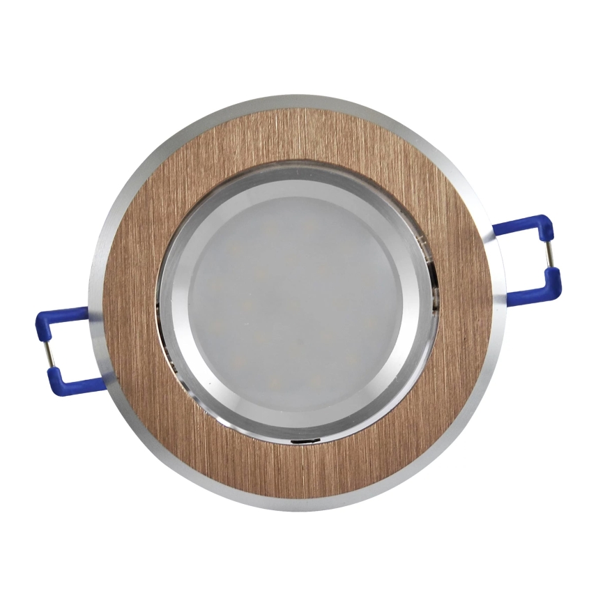 LED Лампа за окачен таван СЛЪНЦЕ OLAL 1xGU10/3,5W/230V 3000K Ø 8,4 cm златист