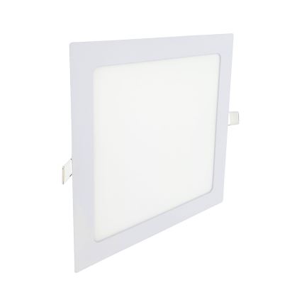 LED Лампа за окачен таван SQUARE LED/18W/230V 2700K 22x22 cm бял