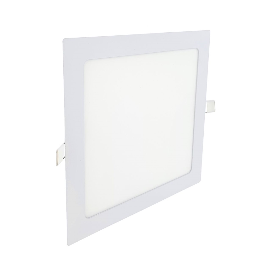 LED Лампа за окачен таван SQUARE LED/18W/230V 2700K 22x22 cm бял