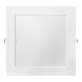 LED Лампа за окачен таван SQUARE LED/18W/230V 4000K 22x22 см бял