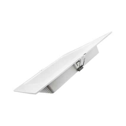 LED Лампа за окачен таван SQUARE LED/18W/230V 4000K 22x22 см бял