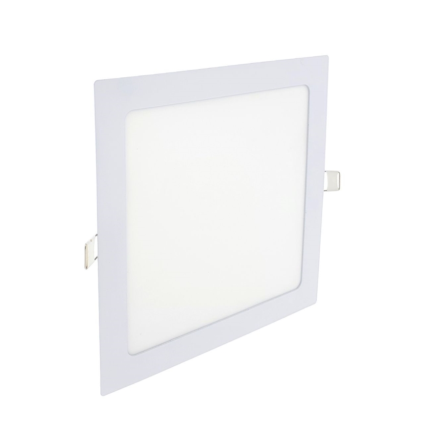 LED Лампа за окачен таван SQUARE LED/18W/230V 6500K 22x22 cm бял