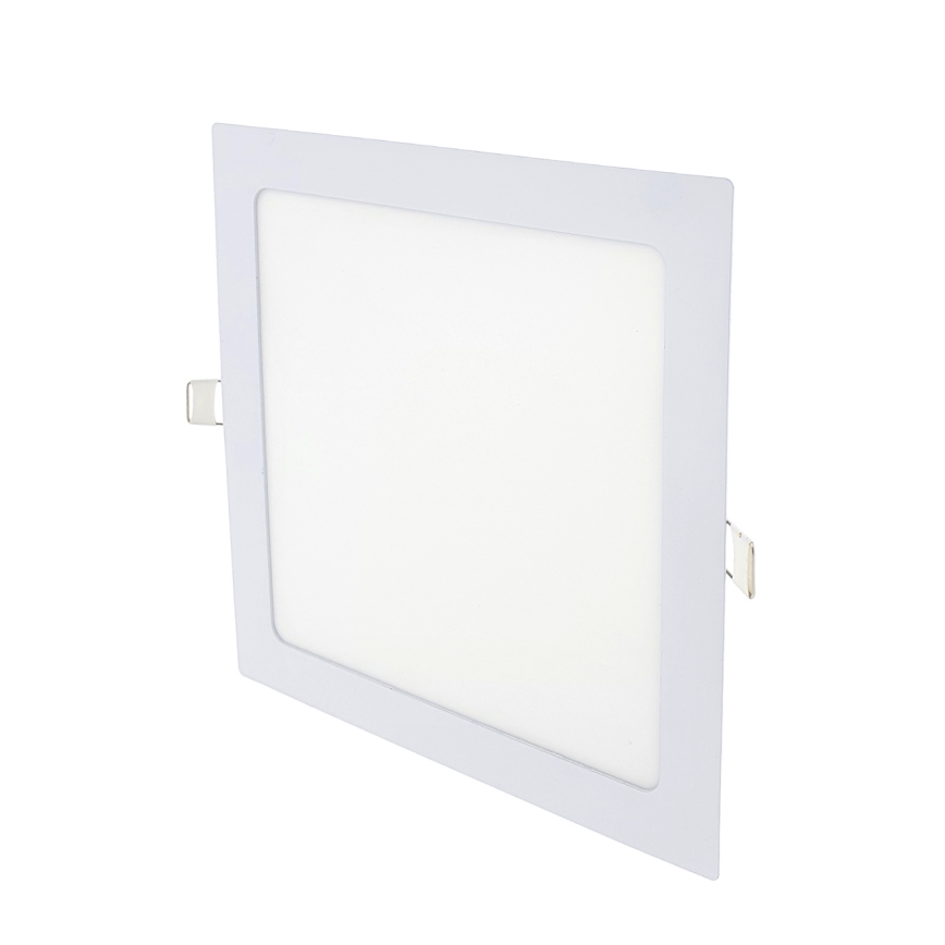 LED Лампа за окачен таван SQUARE LED/18W/230V 6500K 22x22 cm бял