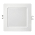 LED Лампа за окачен таван SQUARE LED/6W/230V 4000K 12x12 см бял