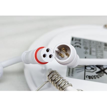 LED Лампа за окачен таван VEGA LED/12W/230V 2900/3900/5800K 17,5x17,5 см бял