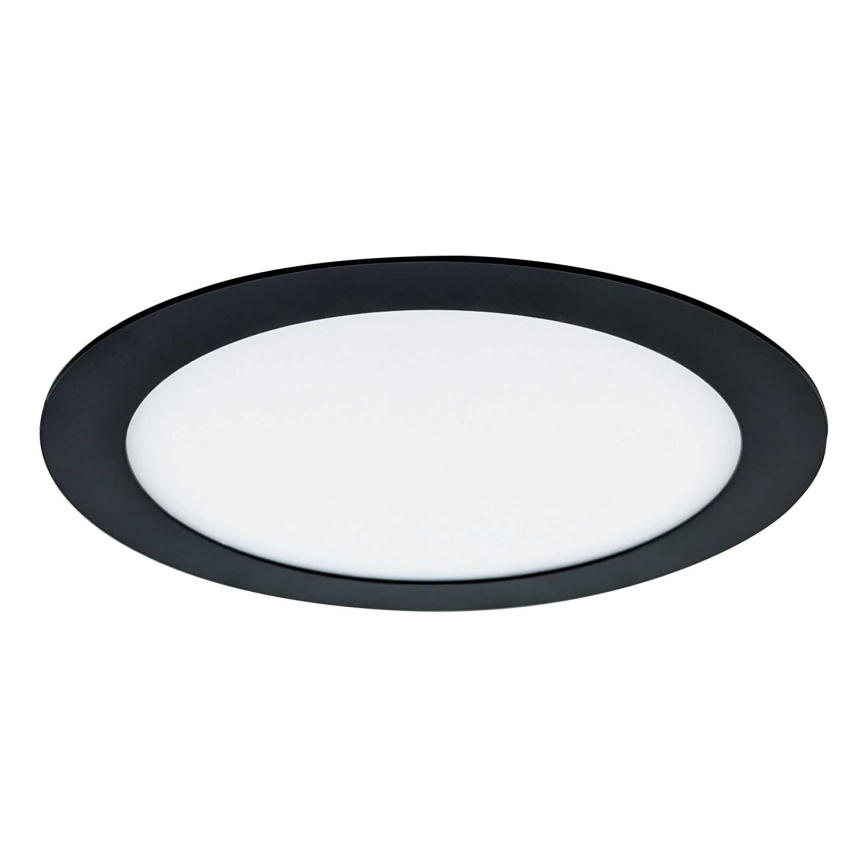 LED Лампа за окачен таван VEGA LED/18W/230V 2900/3900/5800K Ø 22,5 см черен