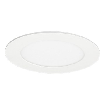 LED Лампа за окачен таван VEGA LED/6W/230V 2900/3900/5800K Ø 12,5 см бял