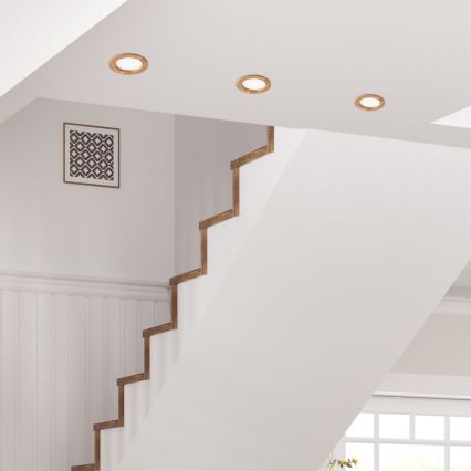 LED Лампа за окачен таван WOODY SPOT LED/12,5W/230V 4000K дъб ø 16 см