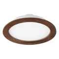 LED Лампа за окачен таван WOODY SPOT LED/23,5W/230V 4000K череша ø 23,5 см