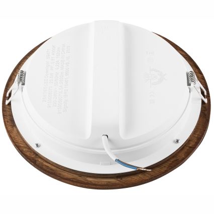 LED Лампа за окачен таван WOODY SPOT LED/23,5W/230V 4000K череша ø 23,5 см