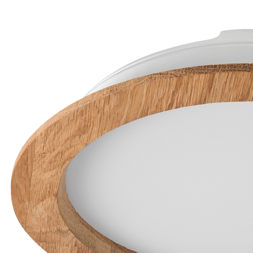 LED Лампа за окачен таван WOODY SPOT LED/23,5W/230V 4000K дъб ø 23,5 см