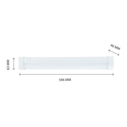 LED Лампа за под кухненски шкаф AQUATICA LED/15W/230V 6000K IP44