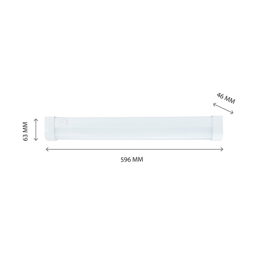 LED Лампа за под кухненски шкаф AQUATICA LED/15W/230V 6000K IP44