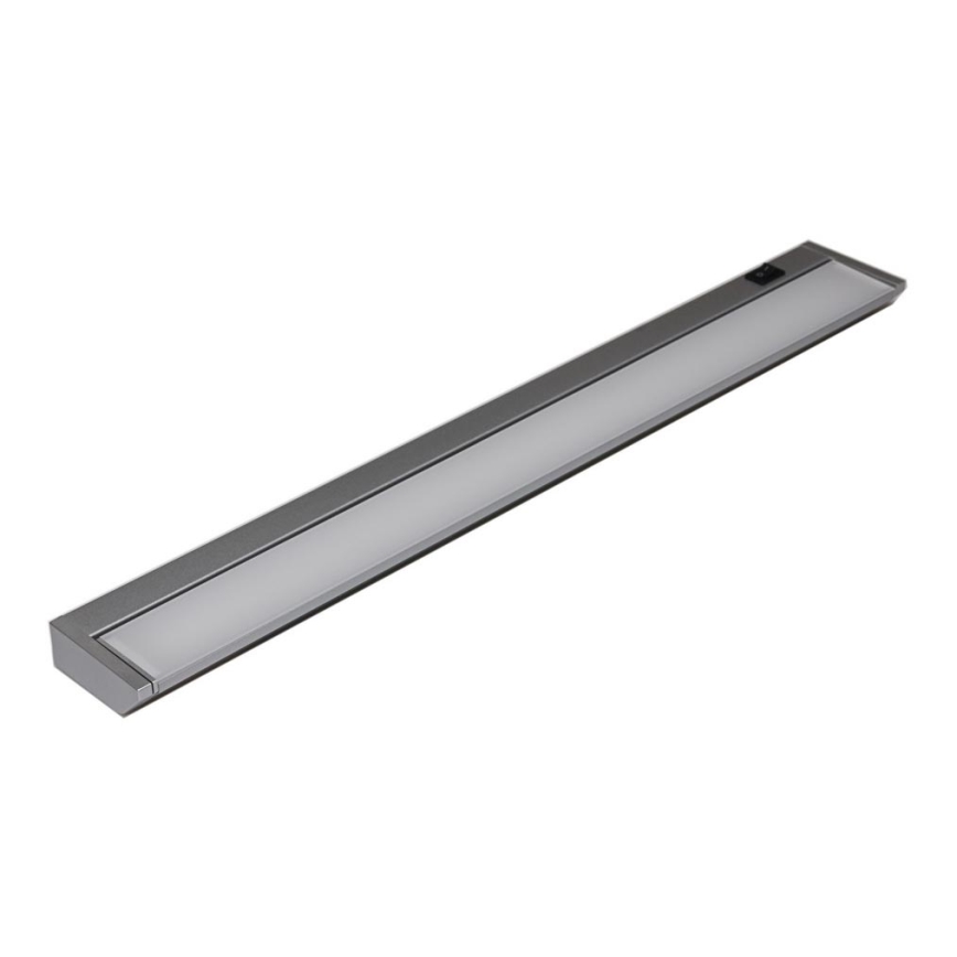LED Лампа за под кухненски шкаф LED/10W/230V сребриста