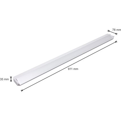 LED Лампа за под кухненски шкаф LED/15W/230V бяла