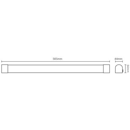 LED Лампа за под кухненски шкаф LED/15W/230V IP44