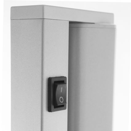 LED Лампа за под кухненски шкаф LED/15W/230V сребриста