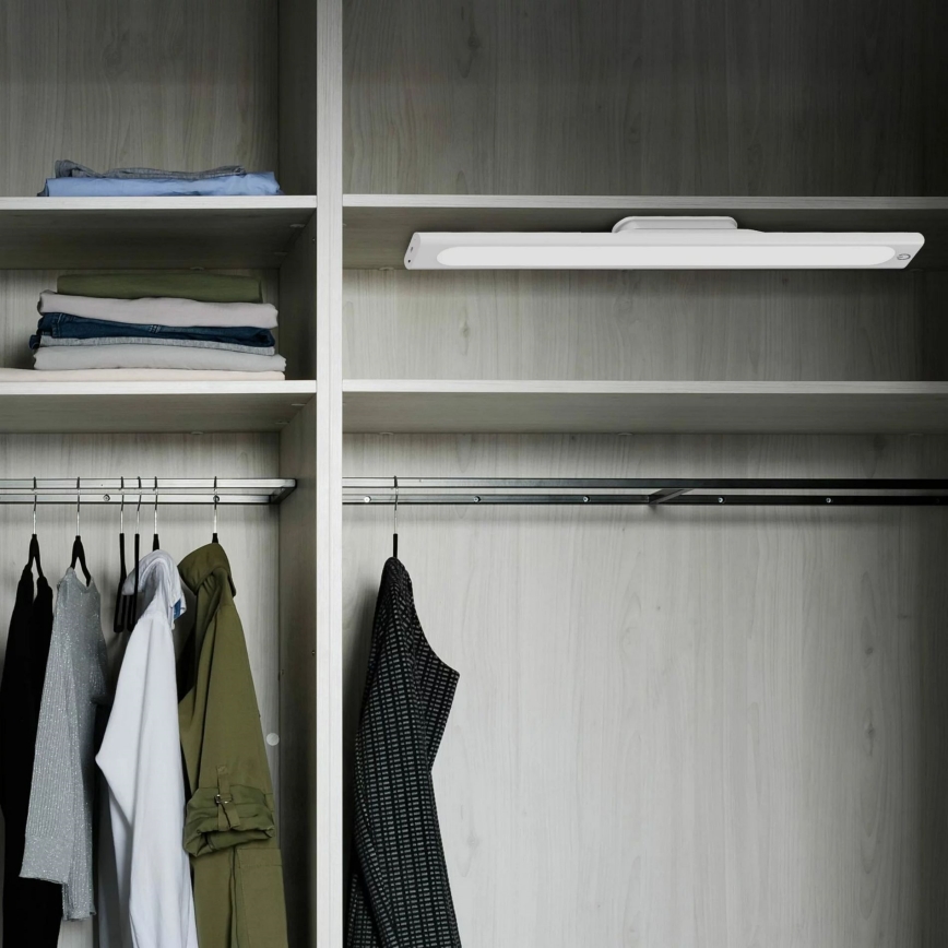 LED Under кухня cabinet докосване magnetic лампа LED/2,5W/5V USB 2700/4000/6500K 1200 mAh 35 см бял