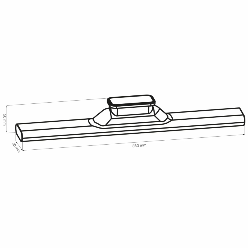 LED Under кухня cabinet докосване magnetic лампа LED/2,5W/5V USB 2700/4000/6500K 1200 mAh 35 см бял