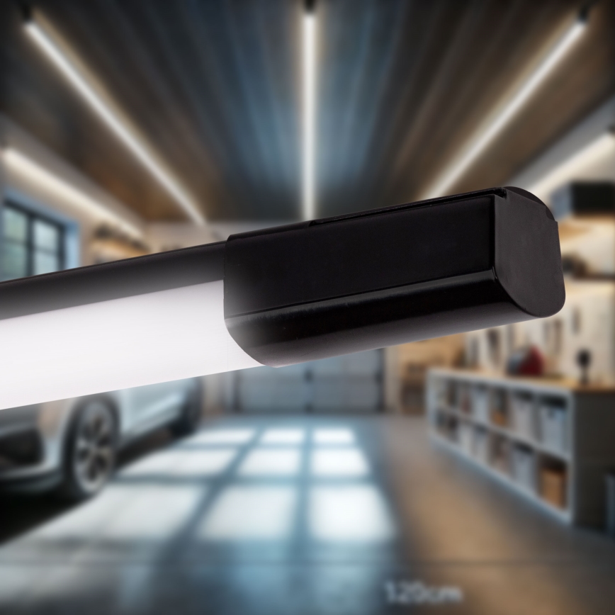LED Лампа за под кухненски шкаф LED/36W/230V 4000K 120 см черен
