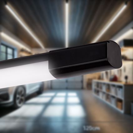 LED Лампа за под кухненски шкаф LED/36W/230V 4000K 120 см черен