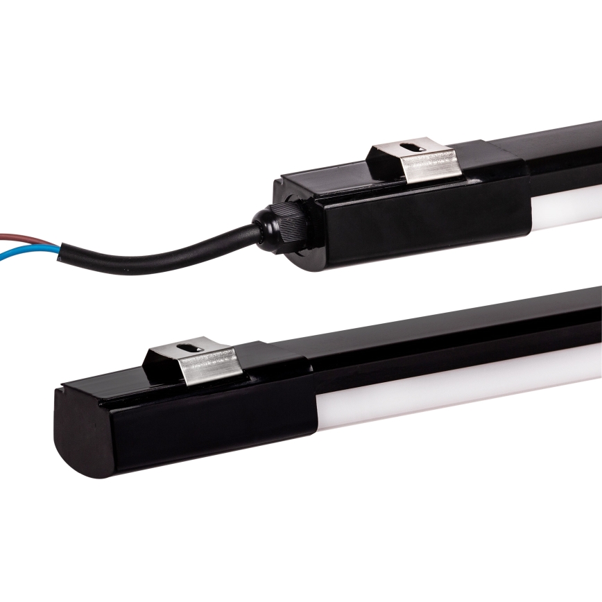 LED Лампа за под кухненски шкаф LED/36W/230V 4000K 120 см черен