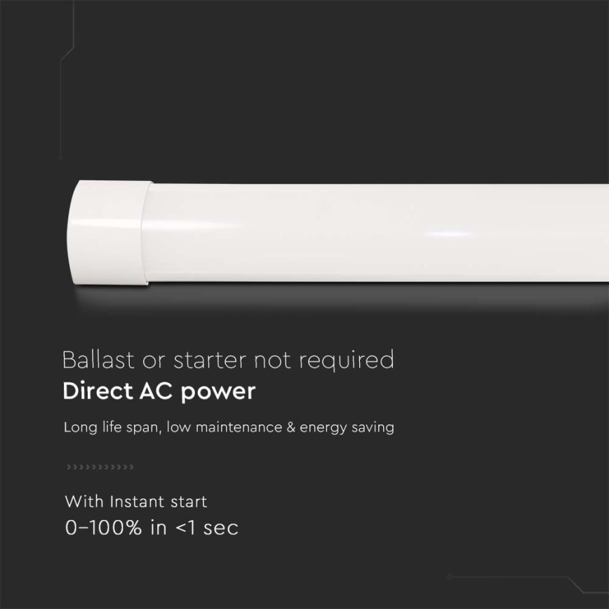 LED Лампа за под кухненски шкаф LED/40W/230V 4000K 116 см