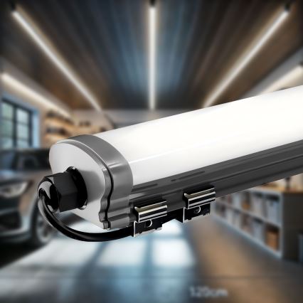 LED Лампа за под кухненски шкаф LED/60W/230V 6000K 120 см IP65 черен