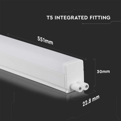 LED Лампа за под кухненски шкаф SAMSUNG CHIP LED/7W/230V 4000K 55 см