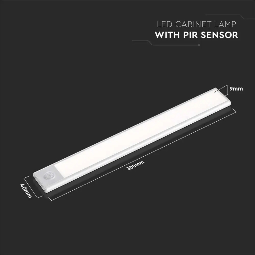 LED Лампа за под кухненски шкаф със сензор LED/1,5W/5V 3000K 1500 mAh