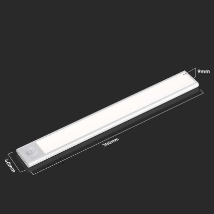 LED Лампа за под кухненски шкаф със сензор LED/1,5W/5V 4000K