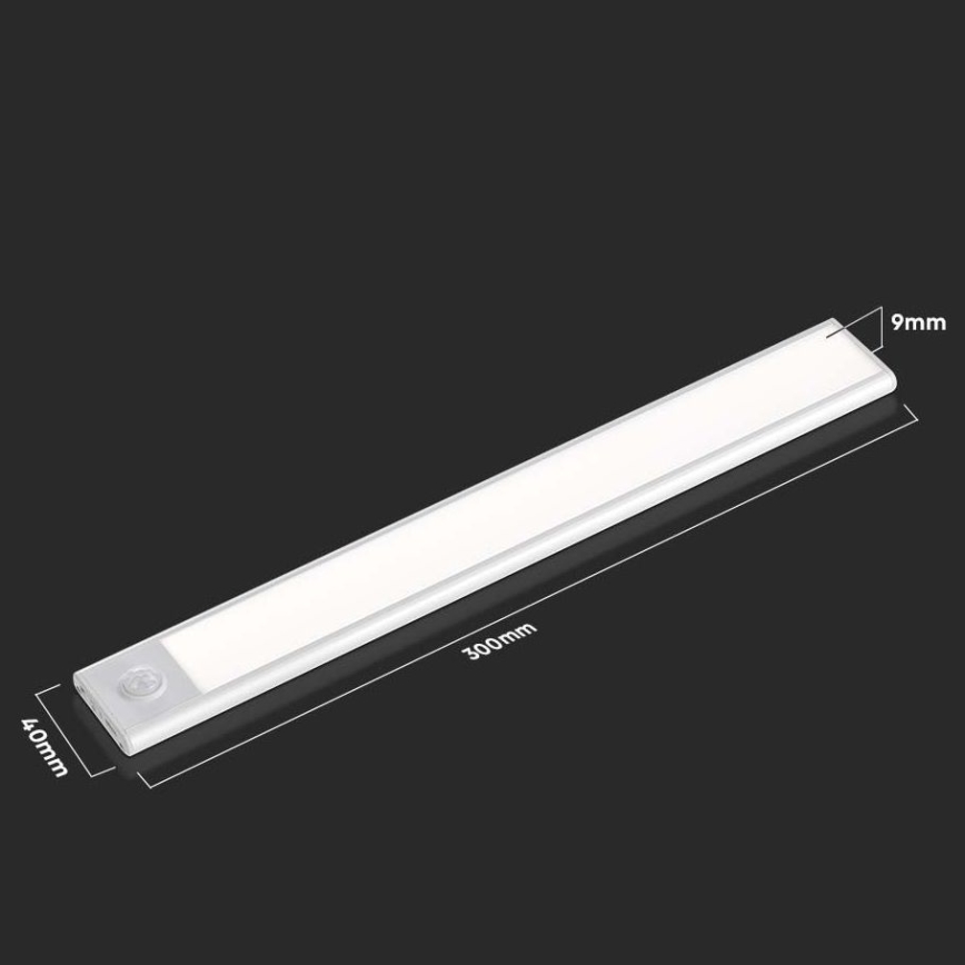 LED Лампа за под кухненски шкаф със сензор LED/1,5W/5V 4000K