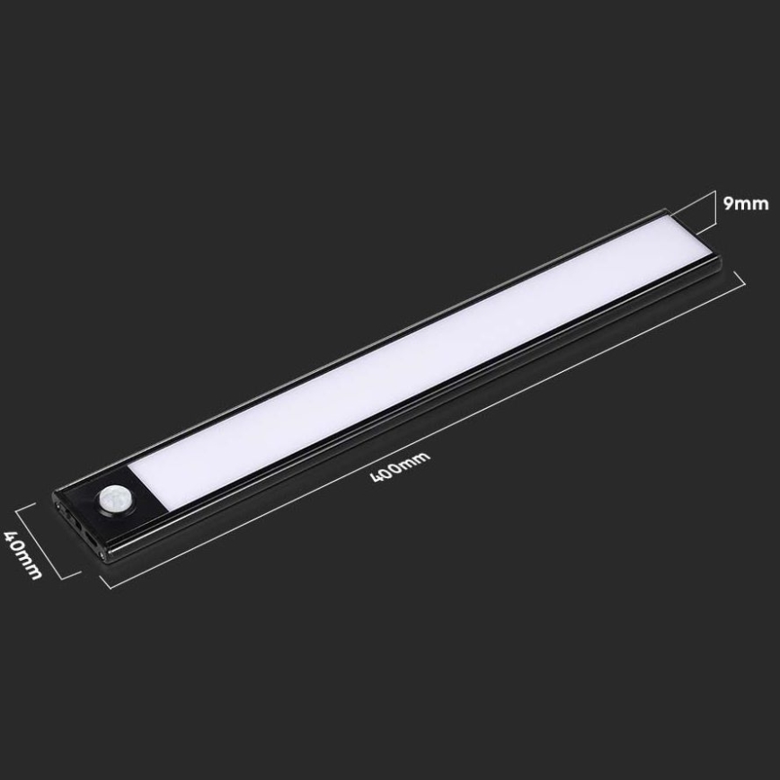 LED Лампа за под кухненски шкаф със сензор LED/2W/5V 4000K 2200 mAh